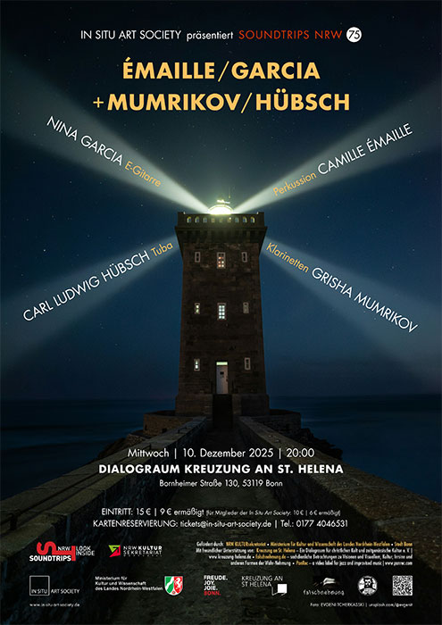 Konzert: Camille Émaille / Nina Garcia + Grisha Mumrikov / Carl Ludwig Hübsch