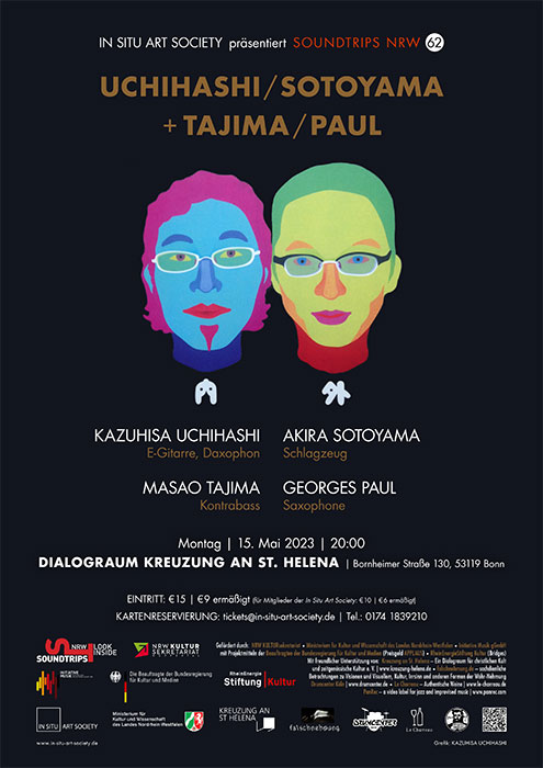 Konzert: Kazuhisa Uchihashi / Akira Sotoyama + Masao Tajima / Georges Paul