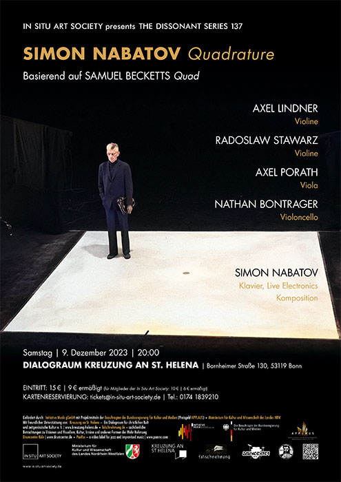 Konzert: Simon Nabatov »Quadrature«